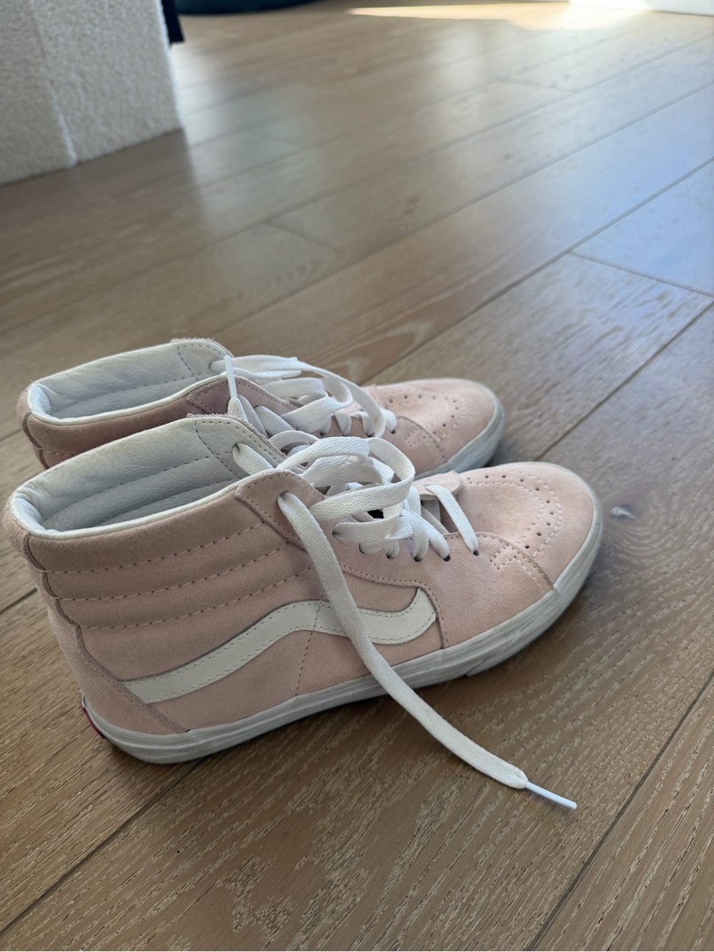 Vans Sk8 Pink High Tops - Women’s 7.5